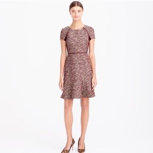 J.Crew Mixed Tweed Fit and Flare Dress
